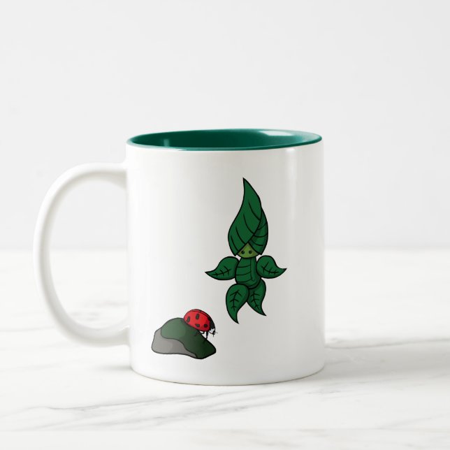 De Café Em Dois Tons Caneca Uma Caminhada nas Florestas (Esquerda)