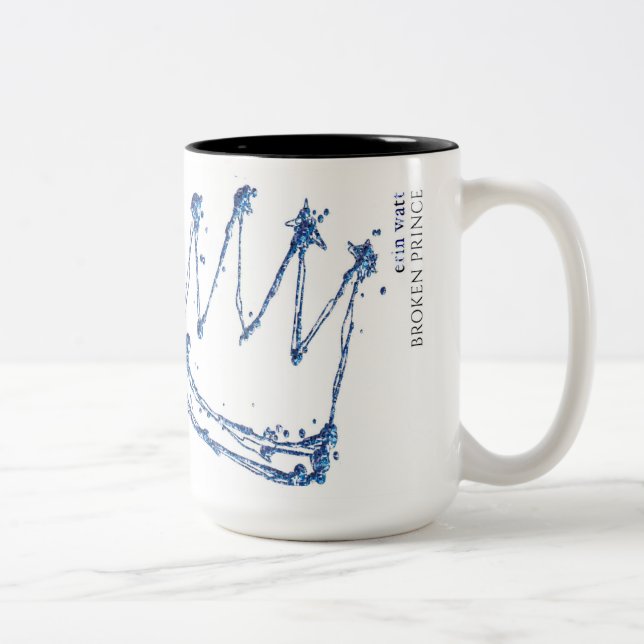 De Café Em Dois Tons Caneca unilateral do príncipe quebrado (Direita)