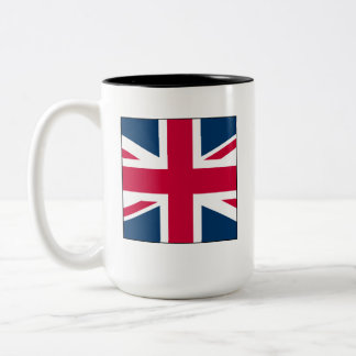 De Café Em Dois Tons Caneca Union Jack Média Duas Cores 15 oz.