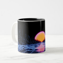 De Café Em Dois Tons Caneca Vapourwave