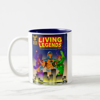 De Café Em Dois Tons Caneca VIVA do cobrir das LEGENDAS
