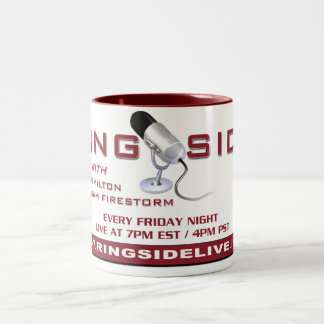 De Café Em Dois Tons Caneca viva do Dois-Tom do Ringside