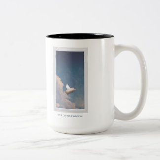 De Café Em Dois Tons caneca voadora