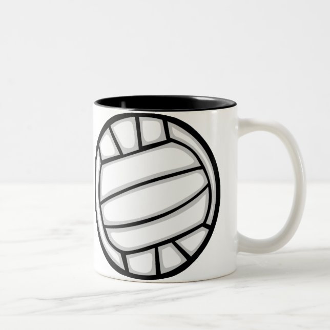De Café Em Dois Tons Caneca - voleibol (Direita)
