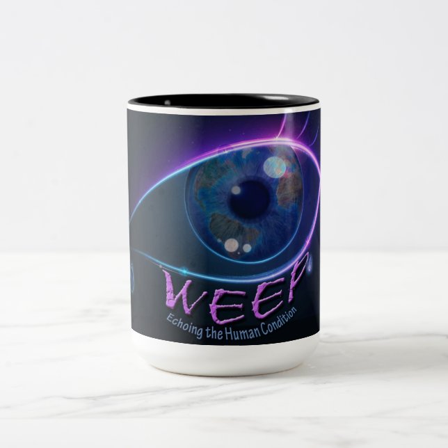 De Café Em Dois Tons Caneca - WEEP a caneca (Centro)