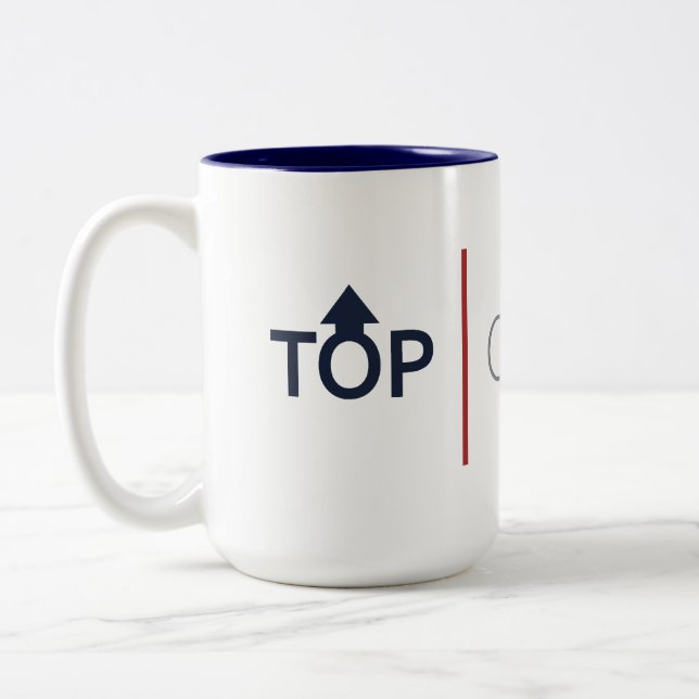 De Café Em Dois Tons Capital Superior Caneca (Esquerda)
