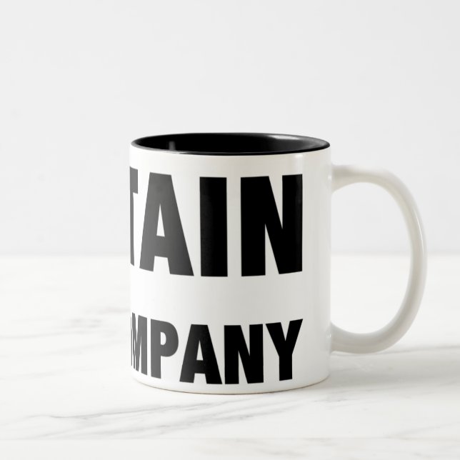 De Café Em Dois Tons Capitão Caneca do fogo (Direita)