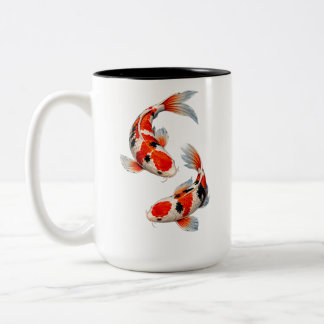 De Café Em Dois Tons carpa no caneca