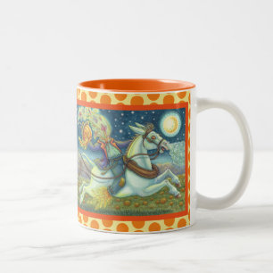 DE CAFÉ EM DOIS TONS CAVALEIRO SEM CABEÇA ESPANTALHO, CANECA CLÁSSICA D