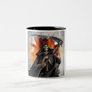 De Café Em Dois Tons Ceifeira - caneca do Dois-Tom