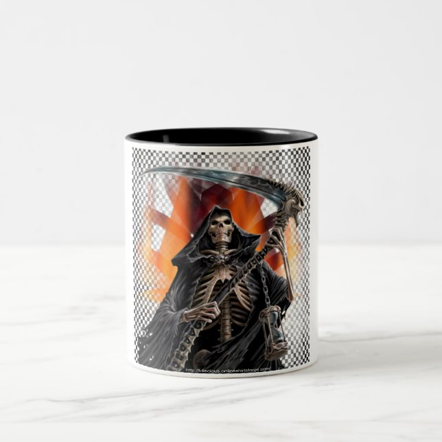 De Café Em Dois Tons Ceifeira - caneca do Dois-Tom (Centro)