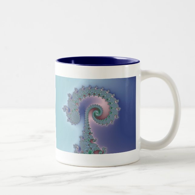 De Café Em Dois Tons Cetro - Caneca Fractal (Direita)