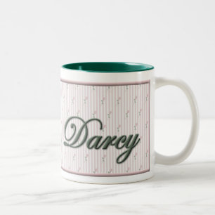 De Café Em Dois Tons Chame-me Sra. Darcy Caneca