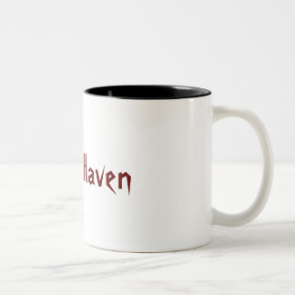 De Café Em Dois Tons Chao! Caneca do abrigo