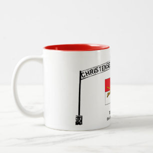 De Café Em Dois Tons Christensen Barracks, Bindlach, caneca da Alemanha