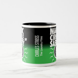 De Café Em Dois Tons Círculo mágico da caneca da segurança