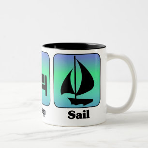 De Café Em Dois Tons Coma a caneca da vela do sono