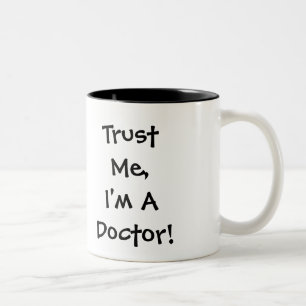 De Café Em Dois Tons Confie-me, mim são um doutor Caneca