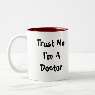 De Café Em Dois Tons Confie que eu mim é um doutor Caneca