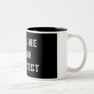 De Café Em Dois Tons Confie que eu mim é uma caneca do arquiteto