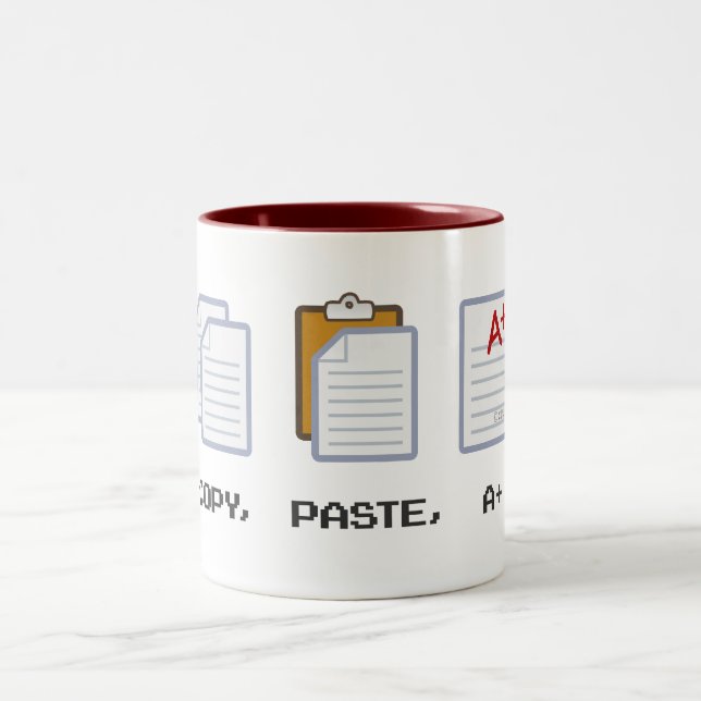 De Café Em Dois Tons Cópia, pasta, A+ caneca (Centro)
