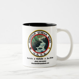 De Café Em Dois Tons Córrego Budo da montanha 15 onças. Caneca
