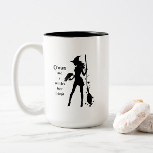 De Café Em Dois Tons Corvos são a melhor caneca amiga da bruxa