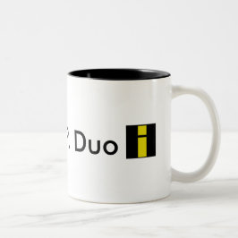 De Café Em Dois Tons D.E.R.P. Caneca do duo
