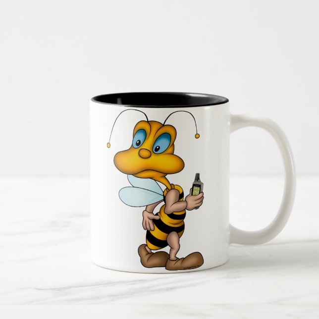 De Café Em Dois Tons Dança da caneca bêbedo da abelha (Direita)