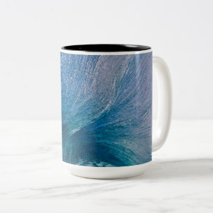 De Café Em Dois Tons Dança do Oceano - Caneca
