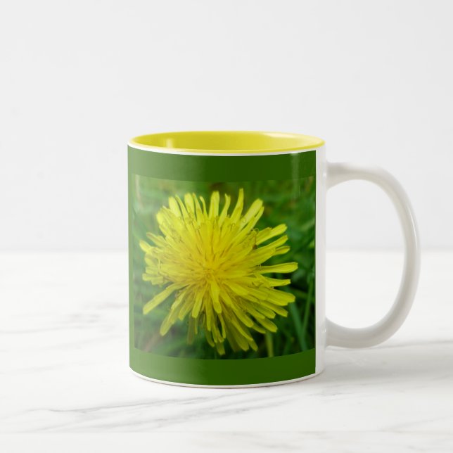 De Café Em Dois Tons Dandelion 11 Oz. Caneca (Direita)