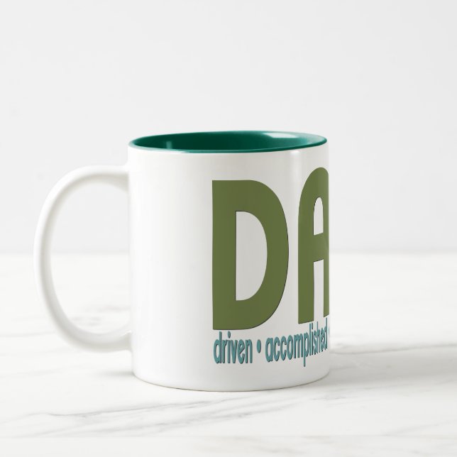 De Café Em Dois Tons {David} caneca conhecida do significado (Esquerda)
