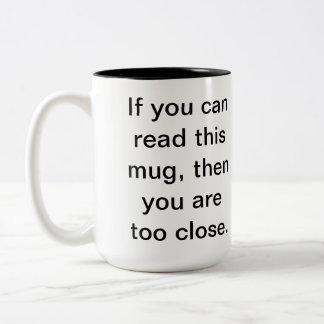 De Café Em Dois Tons Deixe-me a caneca sozinha