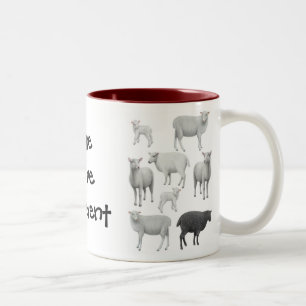 De Café Em Dois Tons Desafio a ser caneca diferente dos carneiros