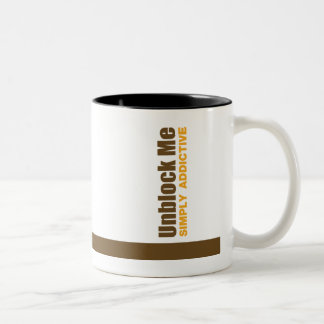 De Café Em Dois Tons Desbloqueie-me a caneca 02