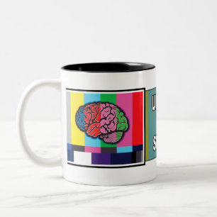 De Café Em Dois Tons "Desconecte caneca do sinal"