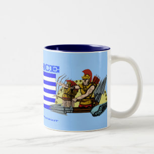 De Café Em Dois Tons Design da caneca da piscina