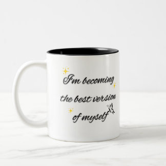 De Café Em Dois Tons design da caneca mog motivacional