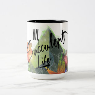 De Café Em Dois Tons Design para a caneca do jumbo da serenidade