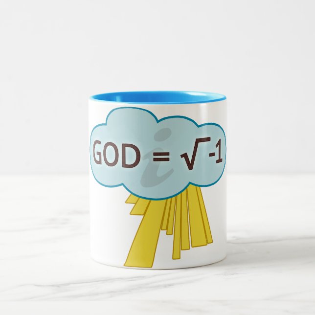 De Café Em Dois Tons Deus = raiz quadrada da caneca -1 (Centro)