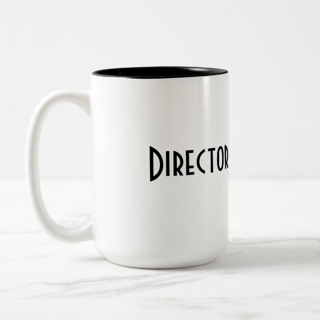 De Café Em Dois Tons Diretor Caneca (Esquerda)