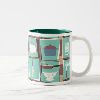 De Café Em Dois Tons Dispositivos da cozinha - caneca do jade