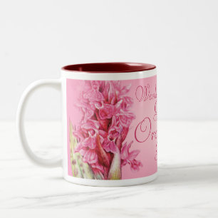 De Café Em Dois Tons Do "cultivador da orquídea mundo caneca da