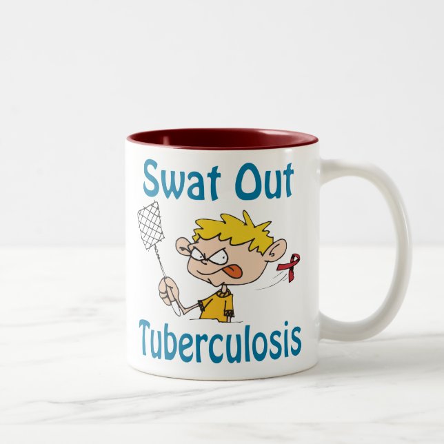 De Café Em Dois Tons Do golpe caneca da tuberculose para fora (Direita)