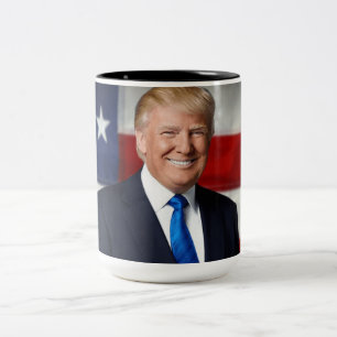 De Café Em Dois Tons Donald Trump: Uma caneca grande!