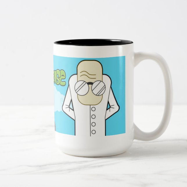 De Café Em Dois Tons Dr. Dinkle Caneca do Dois-Tom (Direita)