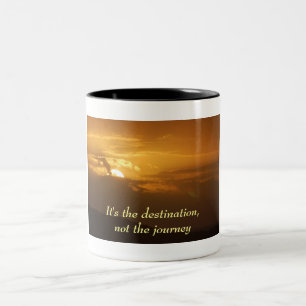 De Café Em Dois Tons É o destino, não a caneca da viagem
