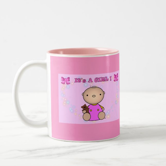 De Café Em Dois Tons É uma caneca da menina (Esquerda)