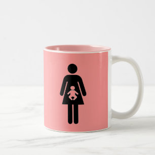 De Café Em Dois Tons É uma caneca da menina