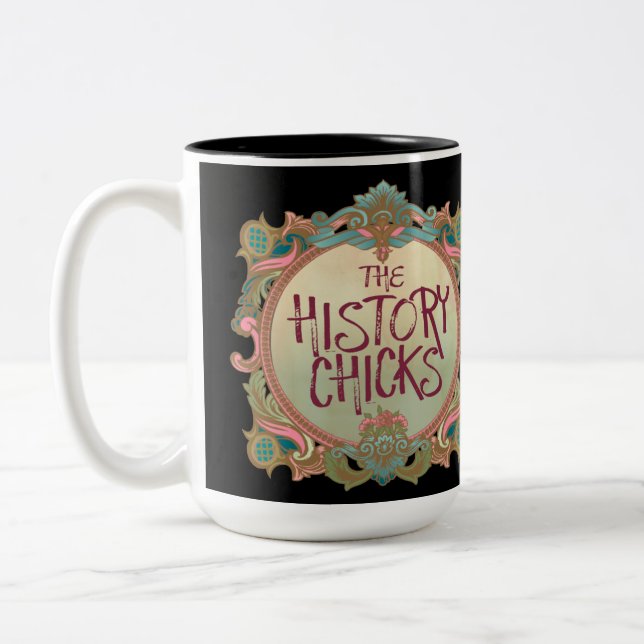 De Café Em Dois Tons É uma caneca simples (Esquerda)